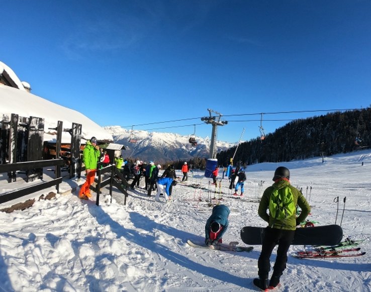 Vicino a noi   le piste da sci più belle e ampie delle Alpi !