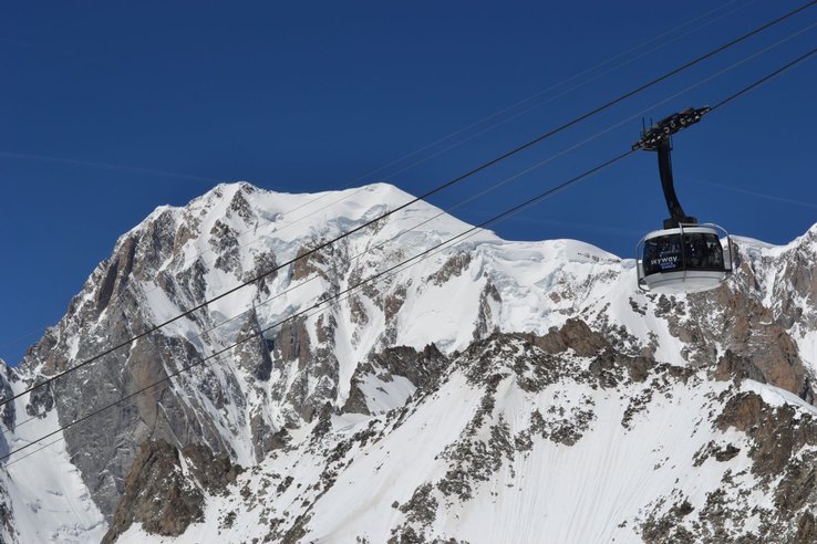 Monte Bianco - Skyway - Courmayeur - capitale dell'alpinismo mondiale